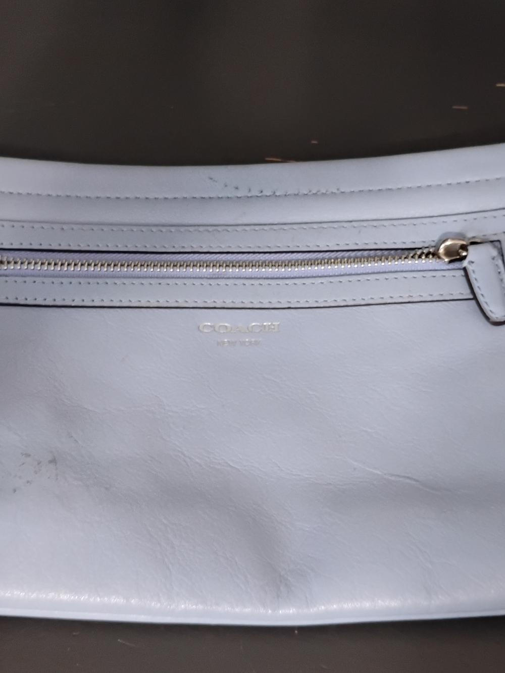 Coach Legacy Large Wristlet Clutch in Chambray